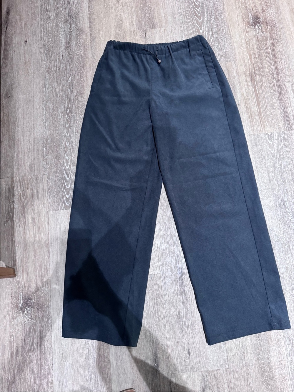 Zara Black Wide-Leg Pants Classic Casual